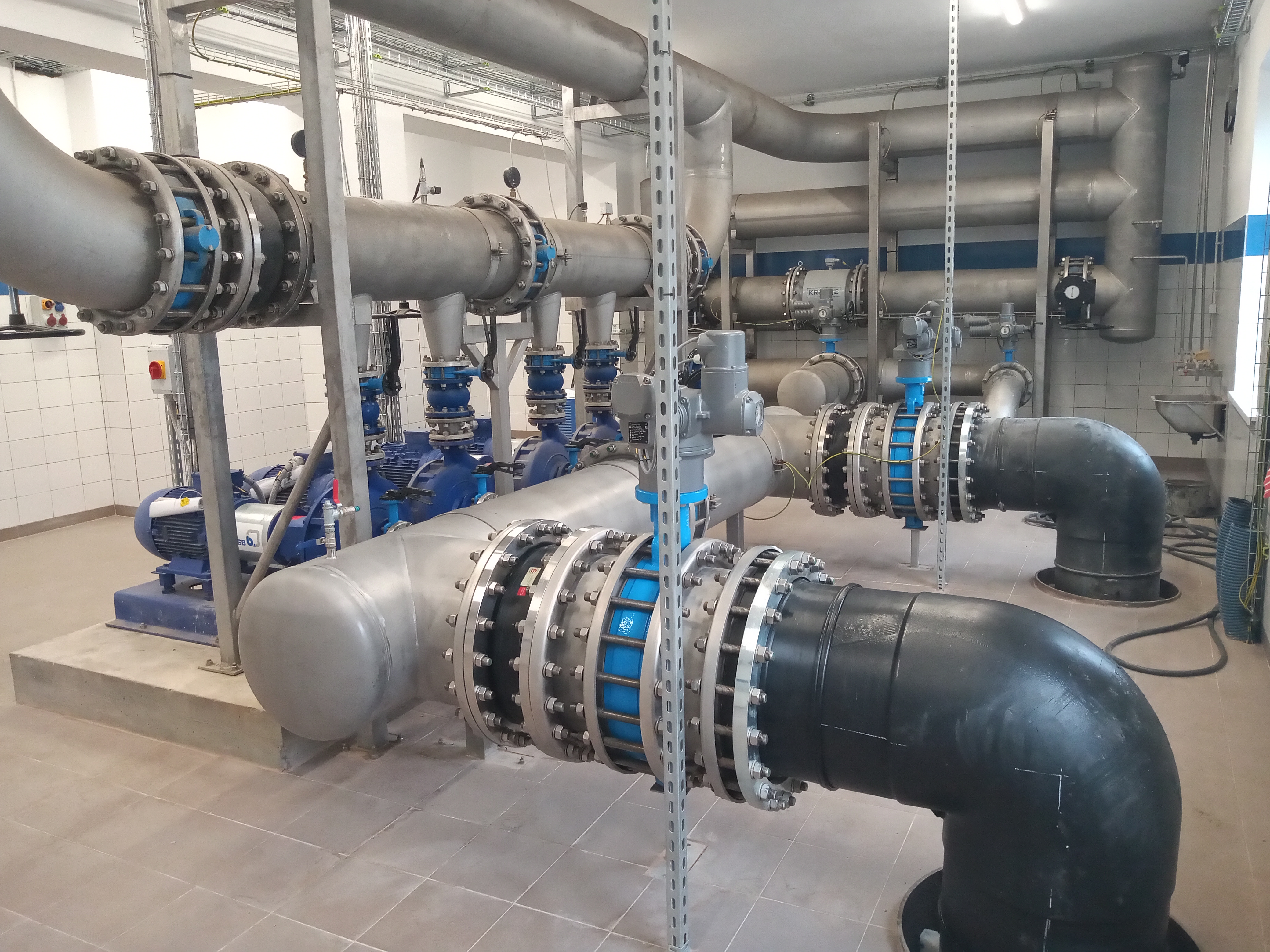 Nowe urządzenia zamontowane w przepompowni