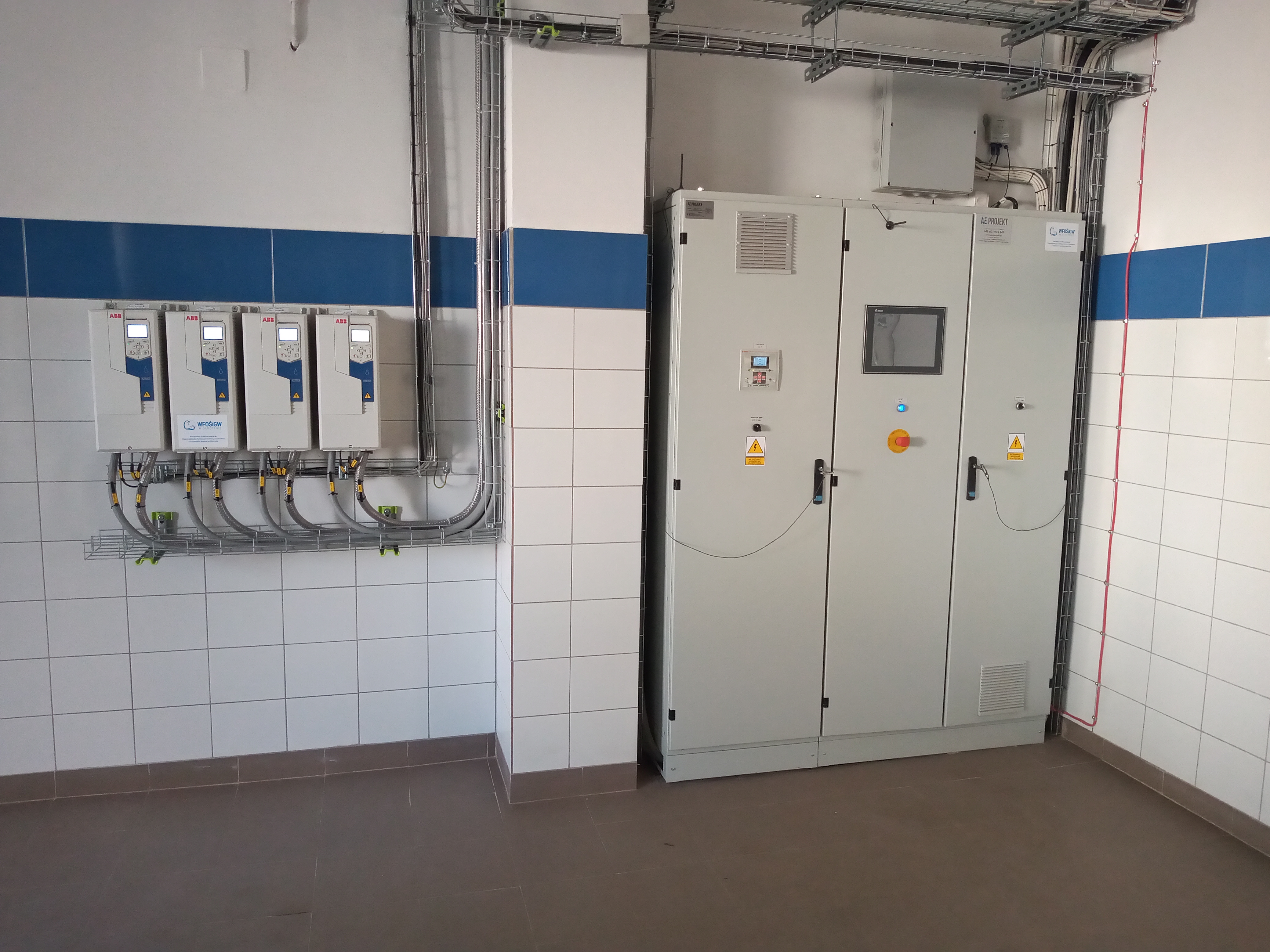 Nowe urządzenia zamontowane w przepompowni