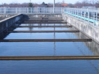 Zdjęcie basenów technologicznej obróbki biologicznej ścieków